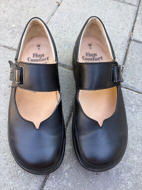 Finn Comfort Nagasaki Maryjane loafers black UK 6 US 8.5